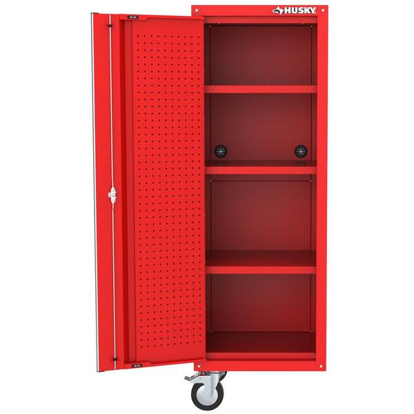 Husky Modular Tool Storage 72 in. W Red Mobile Workbench Cabinet with  8-Drawer Top Chest and 20 in. Side Locker H52MODSUITE3RED - The Home Depot