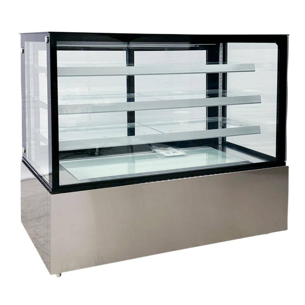 60 in. W 23.6 cu. ft. Commercial Glass Door Refrigerated Bakery Refrigerator Case in Stainless price history on PriceWatchPro
