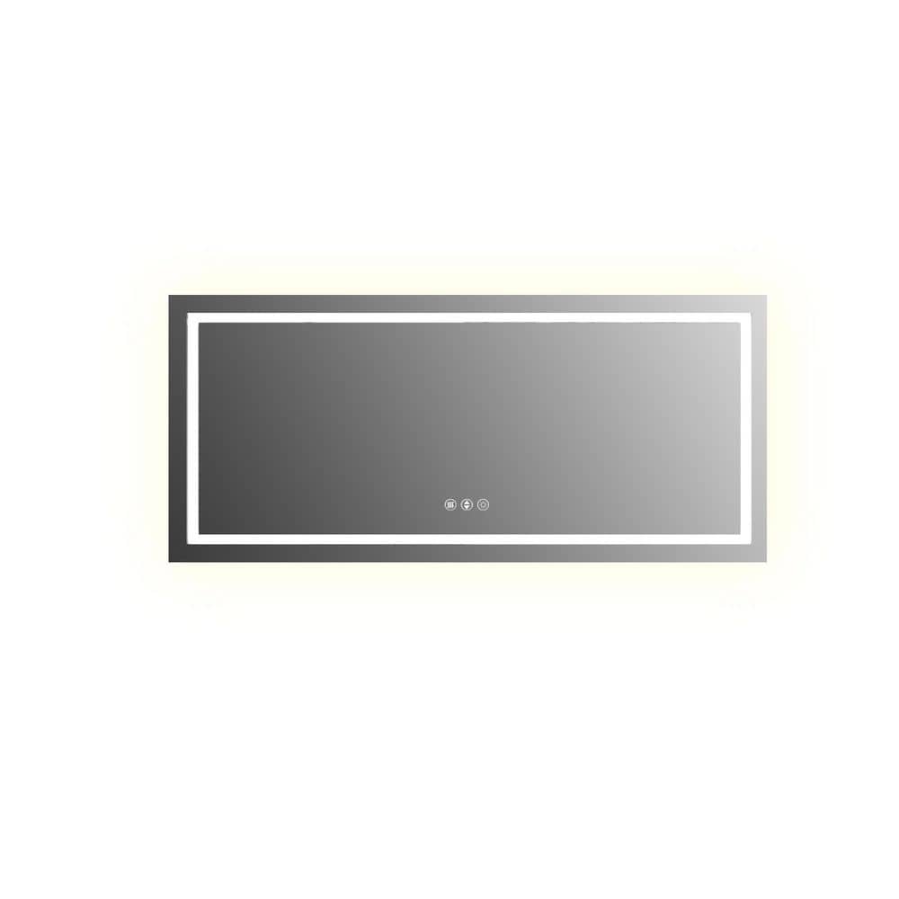 40 in. W x 60 in. H LED Rectangle Frameless Wall-Mounted HD Gym Mirror Dance Mirror Garage Vanity Mirror price history on PriceWatchPro
