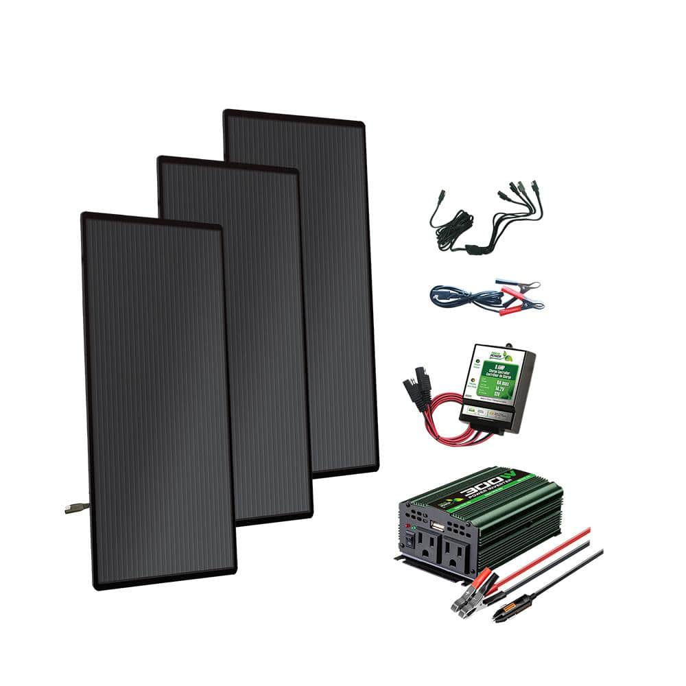 NATURE POWER 66-Watt Amorphous Solar Panel Kit