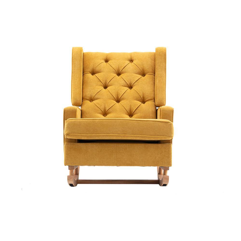 Vintage discount mustard chair