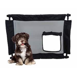 Black Porta-Gate Travel Collapsible and Adjustable Folding Pet Cat Dog Gate