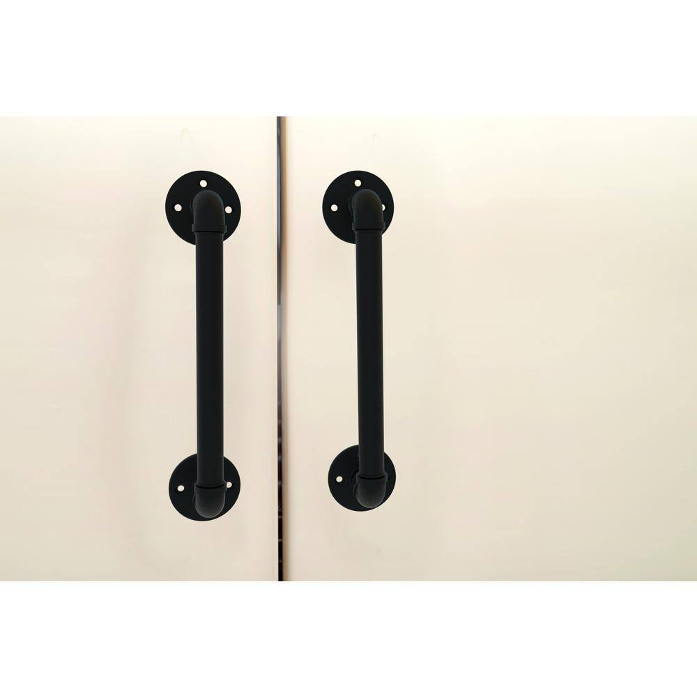 Brushed Bronze 18" Industrial Pipe Door Pull