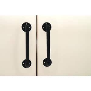 Pipeline Collection 18 in. Center-to-Center Door Pull in Matte Black