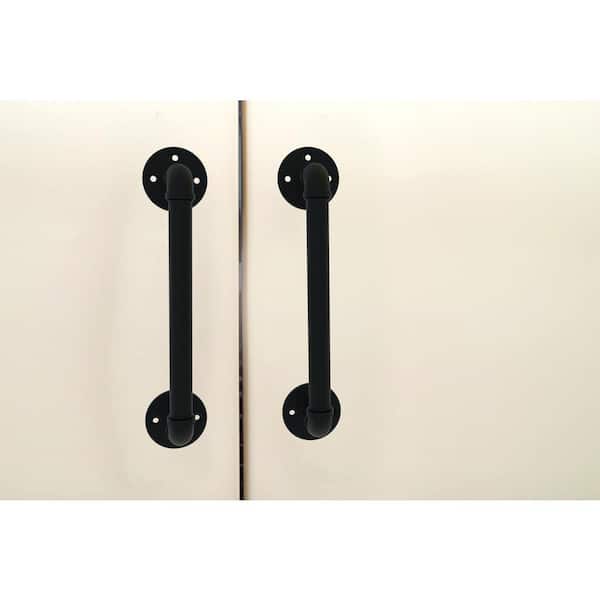 Pipeline Collection 8 in. Center-to-Center Door Pull in Matte Black