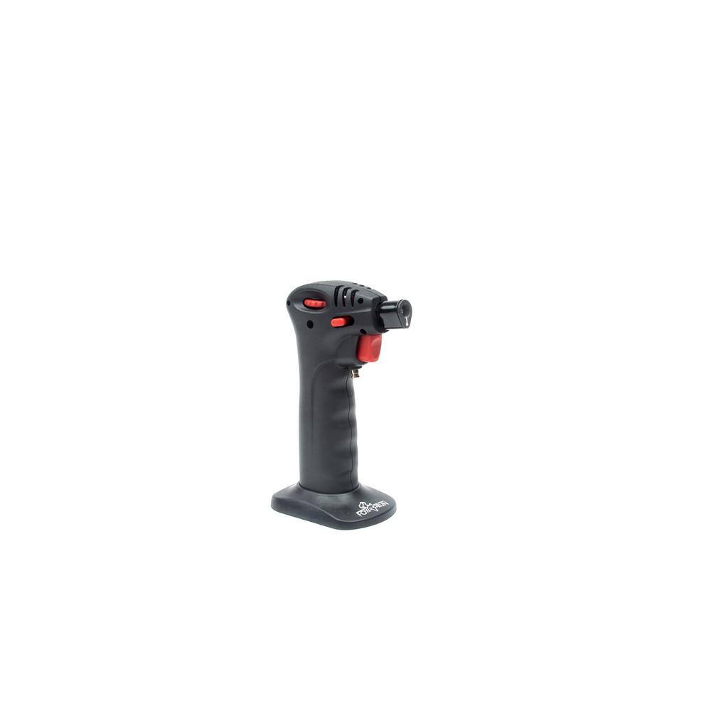 Black Butane Crème Brûlée Torch with Safety Lock