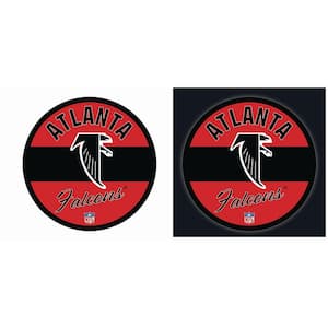 Atlanta Falcons Vintage Round 23 in. Plug-in LED Lighted Sign