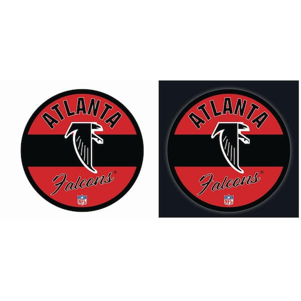 Evergreen Atlanta Falcons Vintage Round 23 in. Plug-in LED Lighted Sign