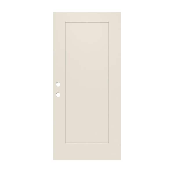 JELD-WEN 34 in. x 79 in. 1-Panel Craftsman Primed Steel Front Door Slab