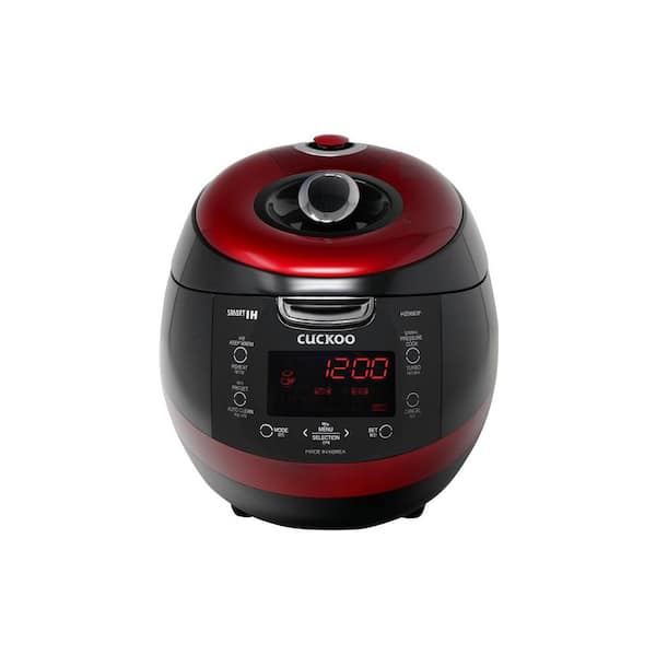 Cuckoo CRP-HZ0683FR 12-Cup (Cooked) Induction Heating Pressure Rice Cooker w/ Nonstick Inner Pot, 16-Menu Options (Black)