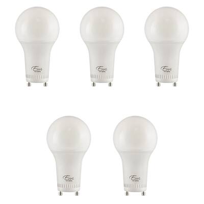 100-Watt Equivalent A19 Energy Star and High Output 120-Volt to 277-Volt LED Light Bulb in Cool White 5000K (5-Pack)