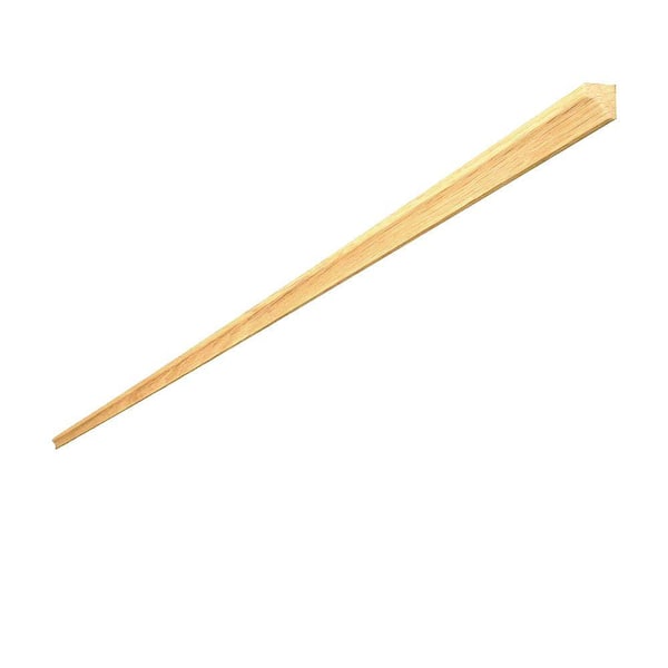 Stairtek 0.5 in. x 0.75 in. x 48 in. Prefinished Natural Red Oak Cove Moulding