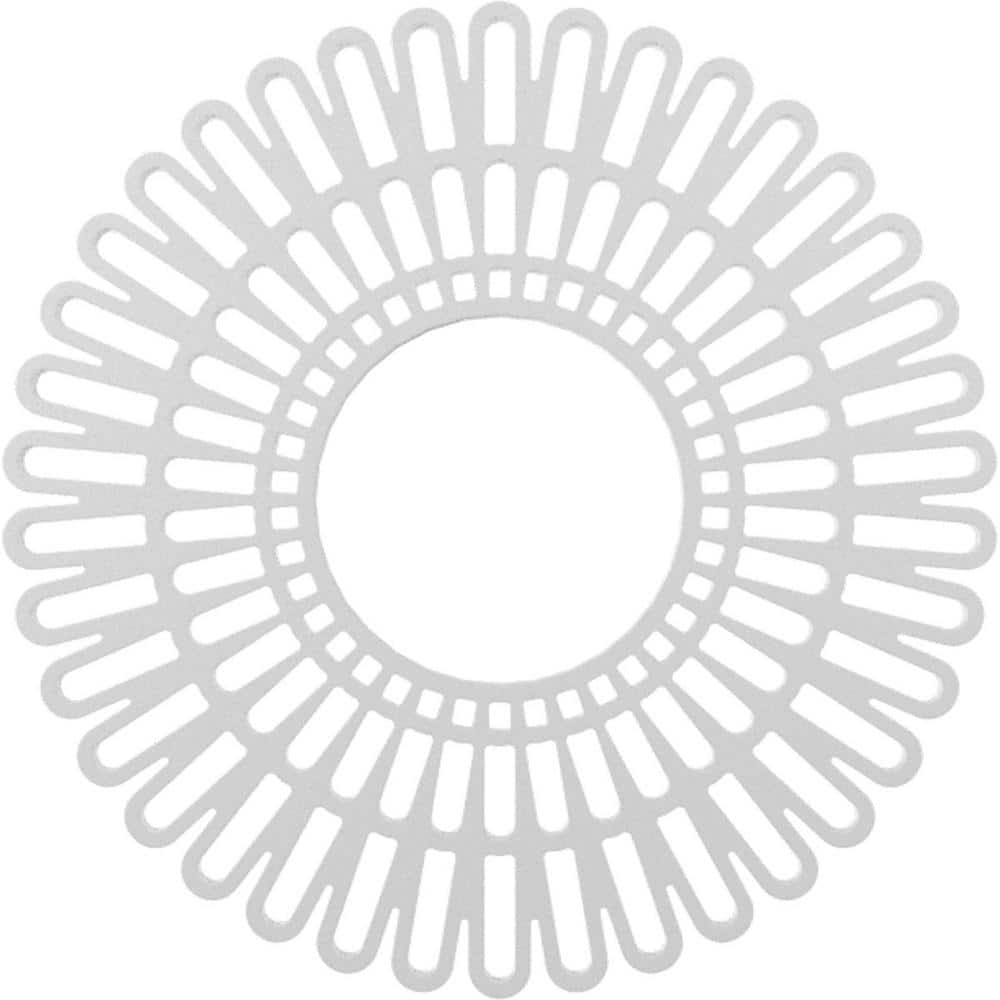 16'' White PVC Pierced Ceiling Medallion
