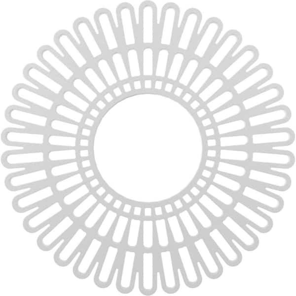 Ekena Millwork 16 in. O.D. x 6 in. I.D. x 1/2 in. P Cornelius Architectural Grade PVC Pierced Ceiling Medallion