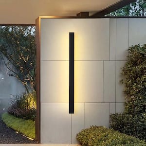 Artika Mazza Black Modern Bubble Glass Integrated LED Outdoor