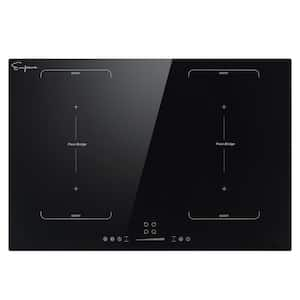 30 in. Electric Induction Modular Cooktop in Black with 4 Elements