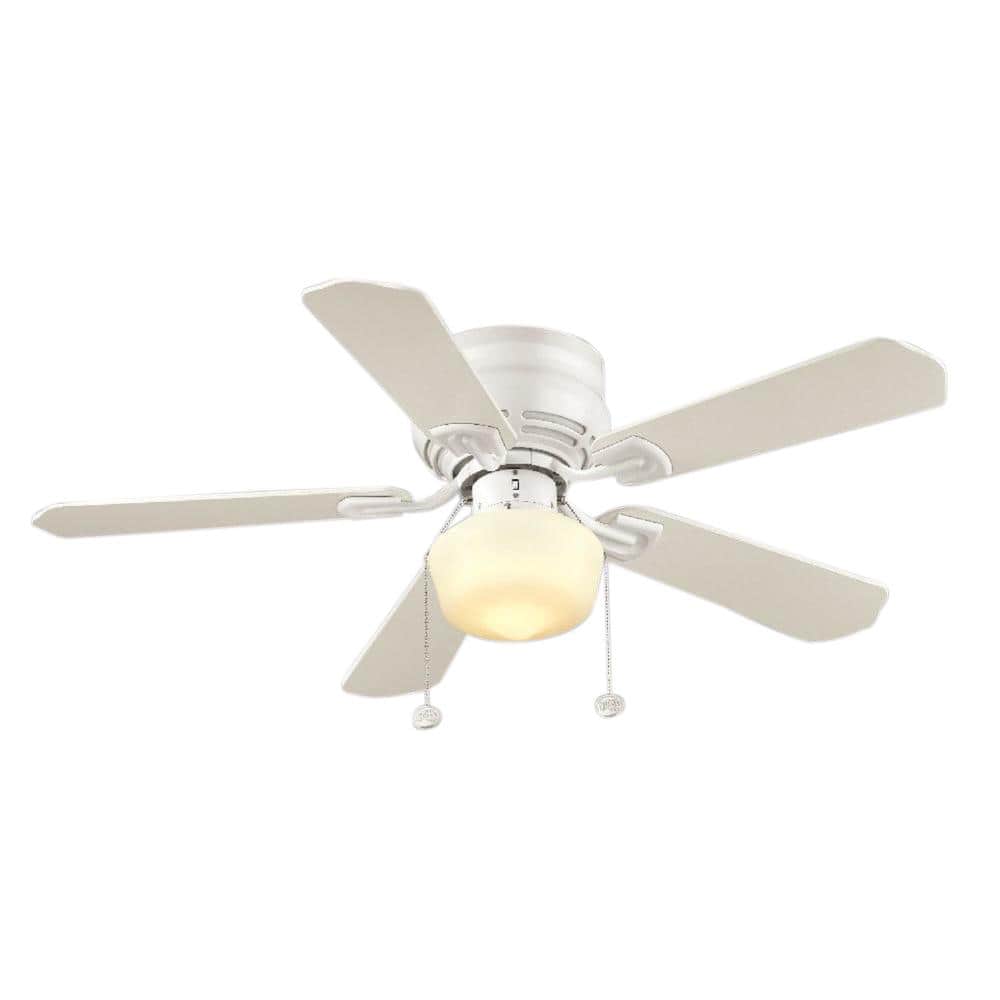 Indoor White Ceiling Fan with Light Kit   PARTS ONLY Middleton 42 in 