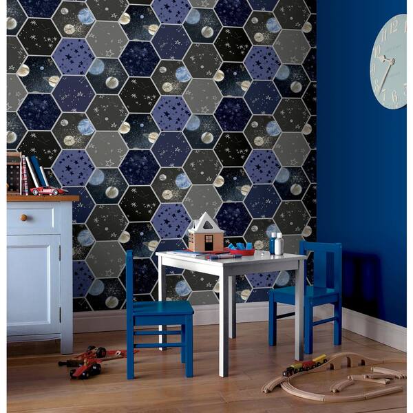 Society Social Mineral Blue Classic Faux Grasscloth Peel and Stick Wallpaper  SSS4572  The Home Depot