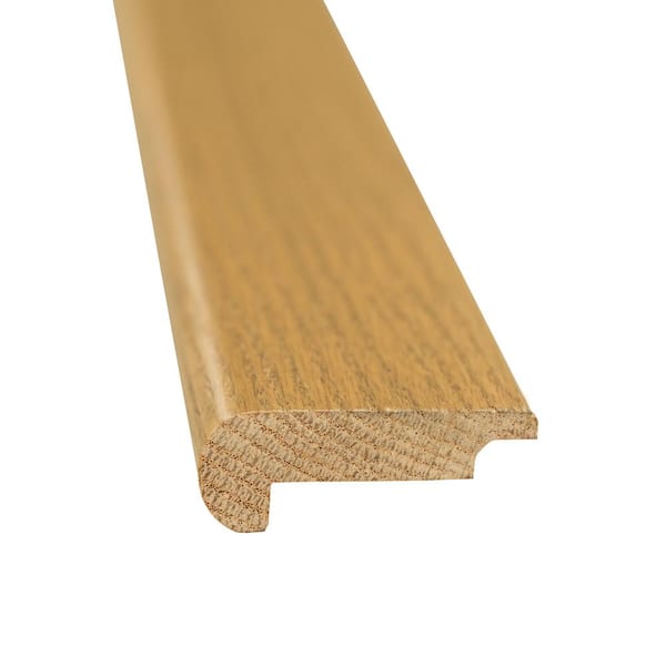 A&A Surfaces Aurora Gold Oak 0.76 in. T x 2.15 in. W x 78 in. L Luxury Overlapping stairnose Molding  Trim