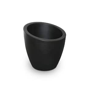 Modesto 20 in. Round Black Polyethylene Planter