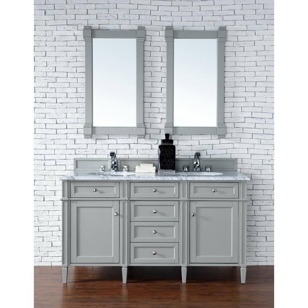 Urban Gray Traditional Wood Floating Wall Mirror 21.5" x 39.25"