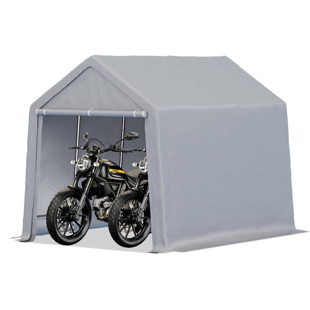 Heavy Duty Outdoor Carport Canopy  Waterproof Portable Metal Frame Shelter, PE Cover, for Cars, Motorcycles price history on PriceWatchPro