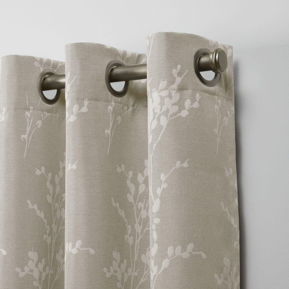 Nicole Miller Linen Blackout Grommet Curtain Panels, 96" x 52"