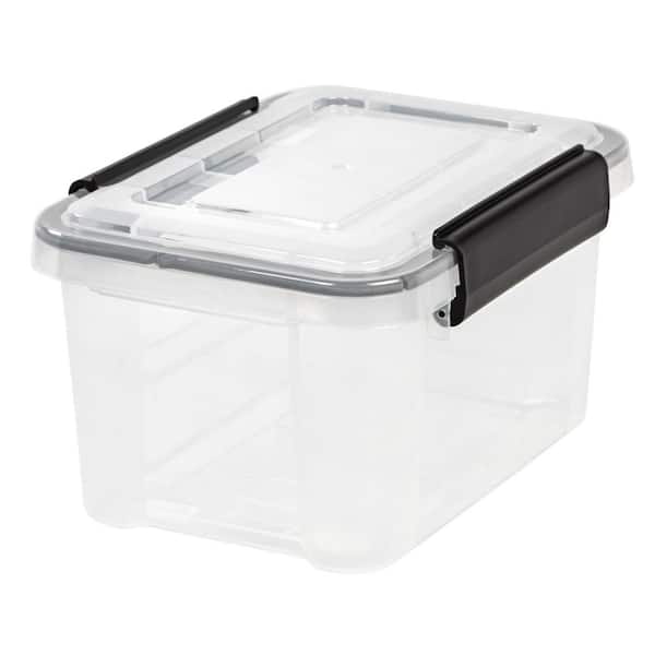 IRIS USA 16 Quart WeatherPro™ Multi-Purpose Storage Box, Clear