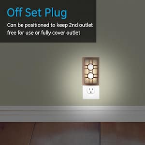0.5-Watt CoverLite Plug In Light Sensing Integrated LED Night Light
