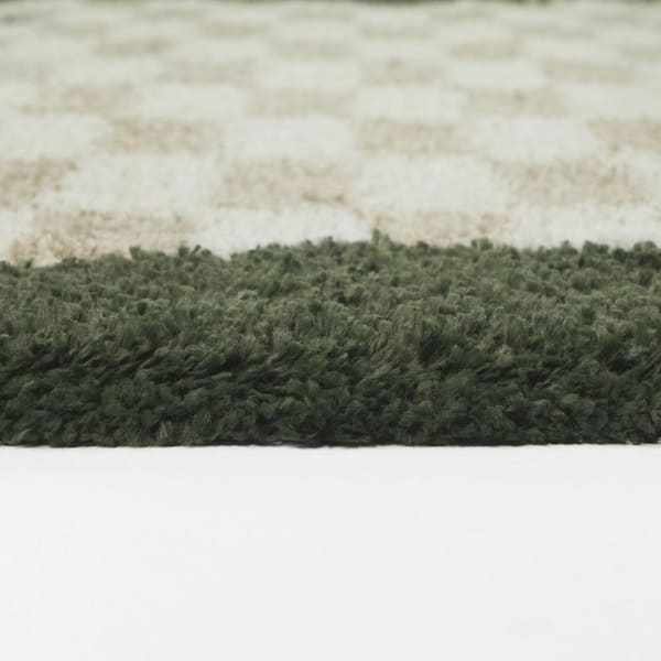 Candelaria 5 ft. x 7 ft. Beige/Green Area Rug