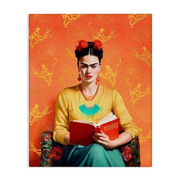 Modern Frida Kahlo by Amanda Greenwood 1 Piece Unframed People Graphic Art Print 20 in. x 16 in.