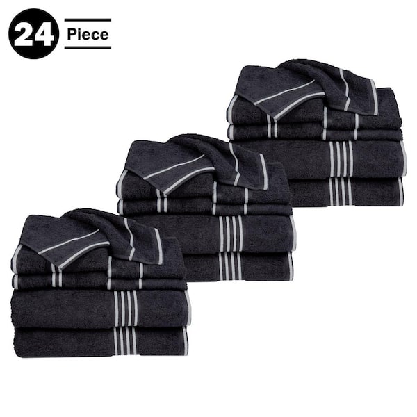 https://images.thdstatic.com/productImages/2f13e009-f42b-4c2d-bfc6-c4abcff8f554/svn/black-with-white-stripes-lavish-home-bath-towels-67-0022-bl-3-4f_600.jpg