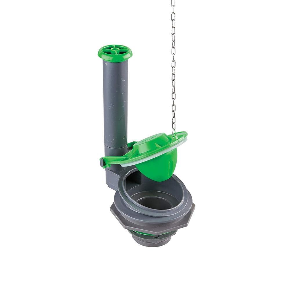 Universal Gray and Green Toilet Tank Repair Kit with Hardware