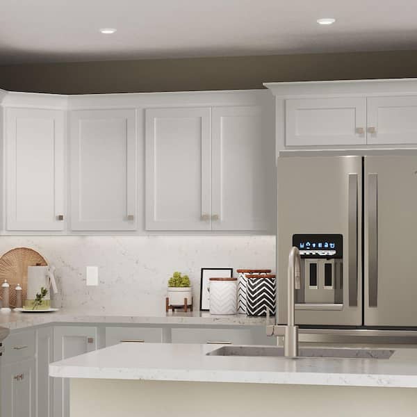 Shaker Full Overlay 1.125 in. W x 0.9375 in. D x 1.125 in. H Tempo Knob in Satin Nickel