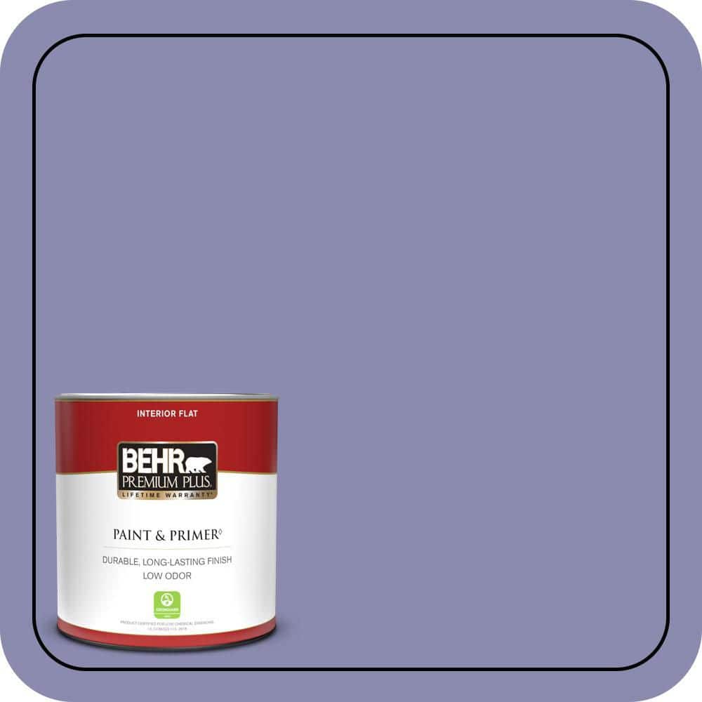 1 qt. #M550-5 Violet Aura Flat Low Odor Interior Paint & Primer price history on PriceWatchPro