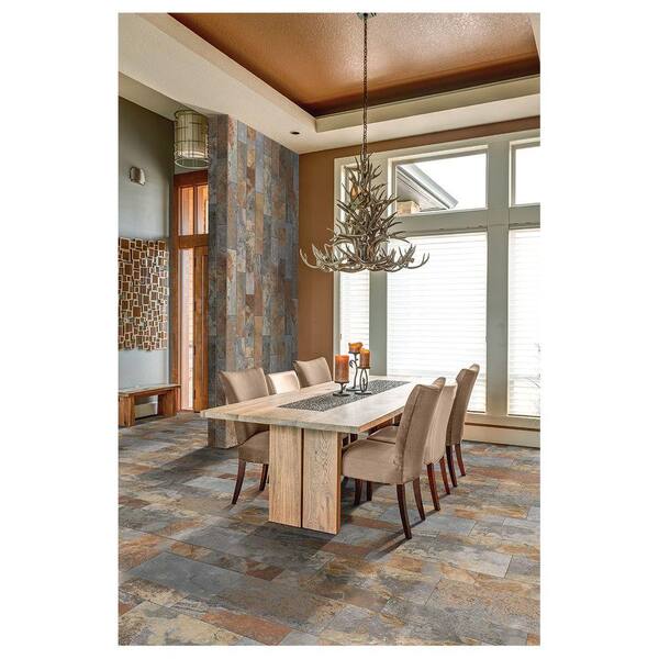 Marazzi Vitaelegante Ardesia 12 In X 24 In Porcelain Floor And Wall Tile 15 6 Sq Ft Case Ulrv1224hd1pr The Home Depot