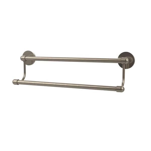 Allied Brass Tango Collection 30 in. Double Towel Bar in Antique Pewter