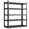 GQB 5-Tier Adjustable Metal Shelves in Black, 2000 lbs. Heavy Duty Storage Shelves, Garage Shelf Industrial Shelving Units HDMS-5T-4824