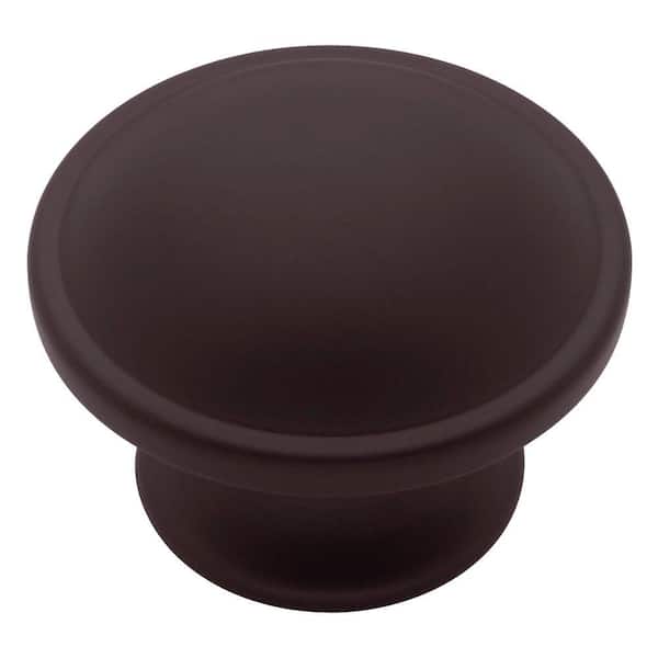 Liberty Rustic 1-1/2 in. (38mm) Dark Oil Rubbed Bronze Round Cabinet Knob