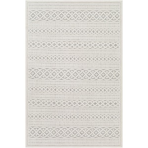 Bazaar Maiden White 5 ft. x 7 ft. Indoor/Outdoor Global Area Rug