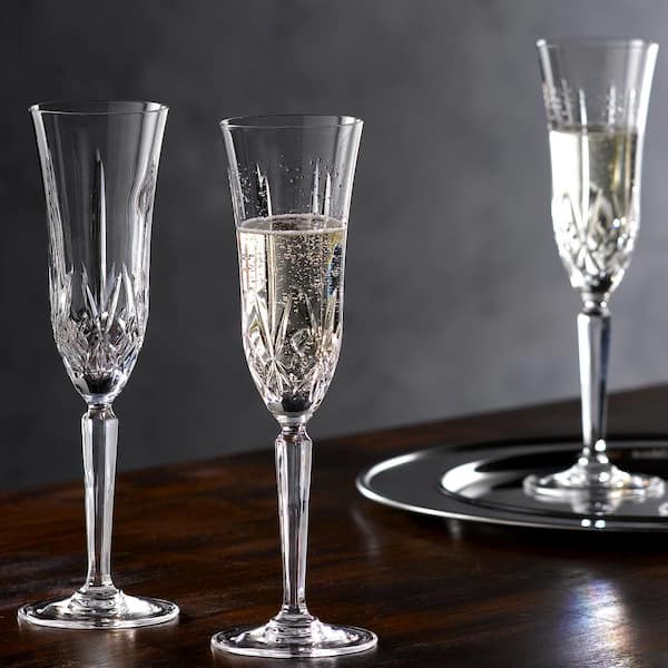 Ideaal zo Goedaardig Marquis By Waterford Maxwell 4 oz. Champagne Flute Glass Set (Set of 4)-40033790  - The Home Depot