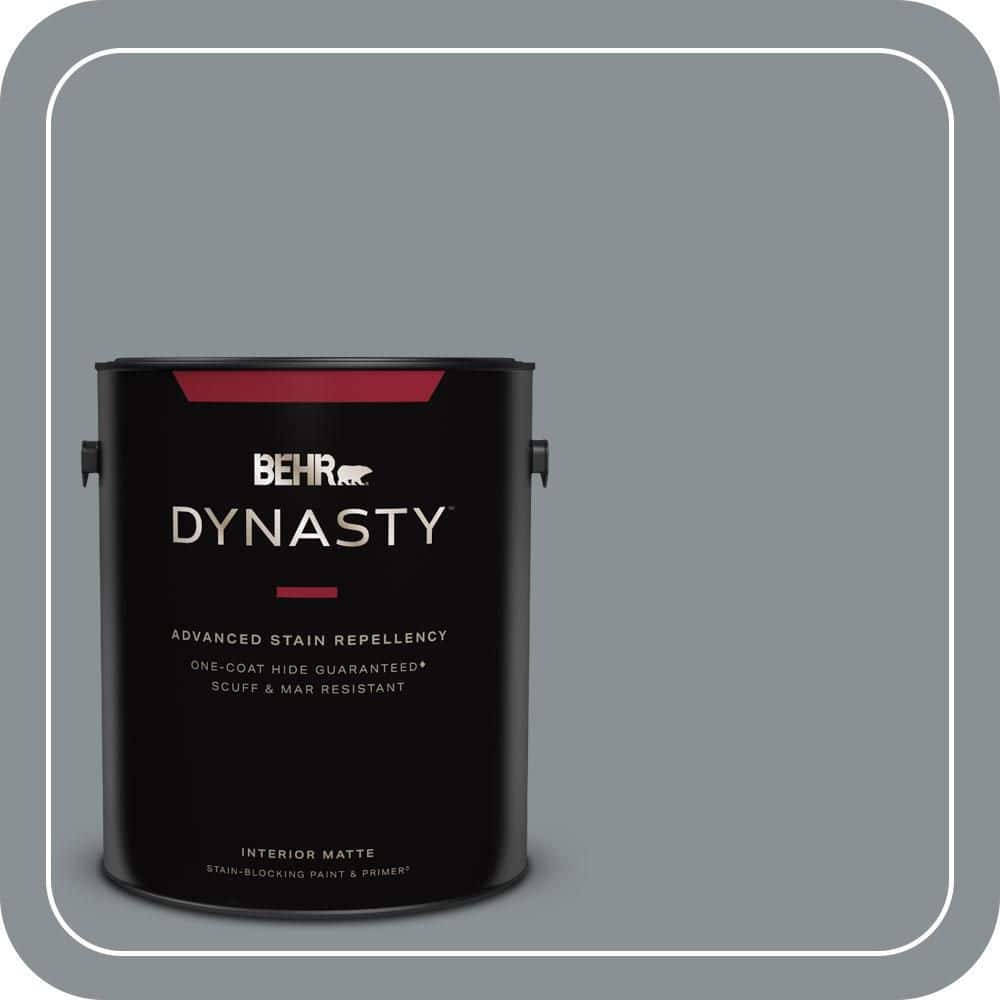 1 gal. #MQ5-29 Gotham Gray One-Coat Hide Matte Interior Stain-Blocking Paint & Primer price history on PriceWatchPro