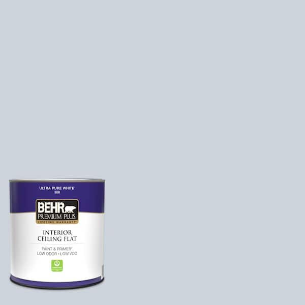 Behr Premium Plus 1 Qt Ppu14 17a Polar Frost Ceiling Flat Interior