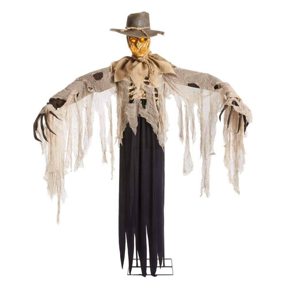 Flaming Scarecrow buy Animated Halloween Prop