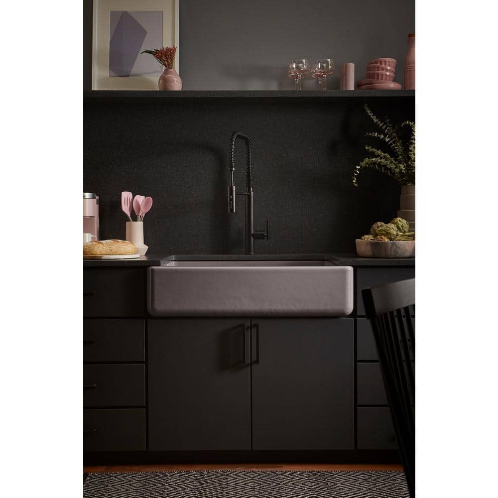 Truffle Cast Iron Single-Bowl Farmhouse Kitchen Sink