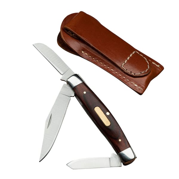 3-Blade Folding Pocket Knife