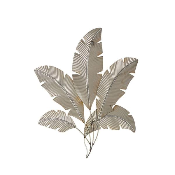 Litton Lane 33 in. x 26 in. Copper Stainless Steel Ombre Layered