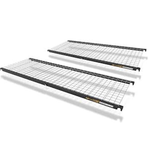 74.25 in. x 25.5 in. x 2 in. Metal Multipurpose Add-On Storage Shelves for Accessories on Scaffolding Platform (2-Set)