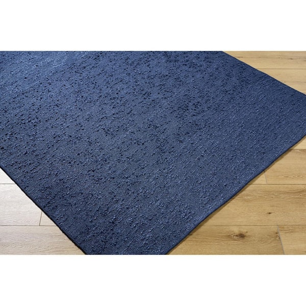 Lush Blue Cottage 5 ft. x 7 ft. Indoor Area Rug