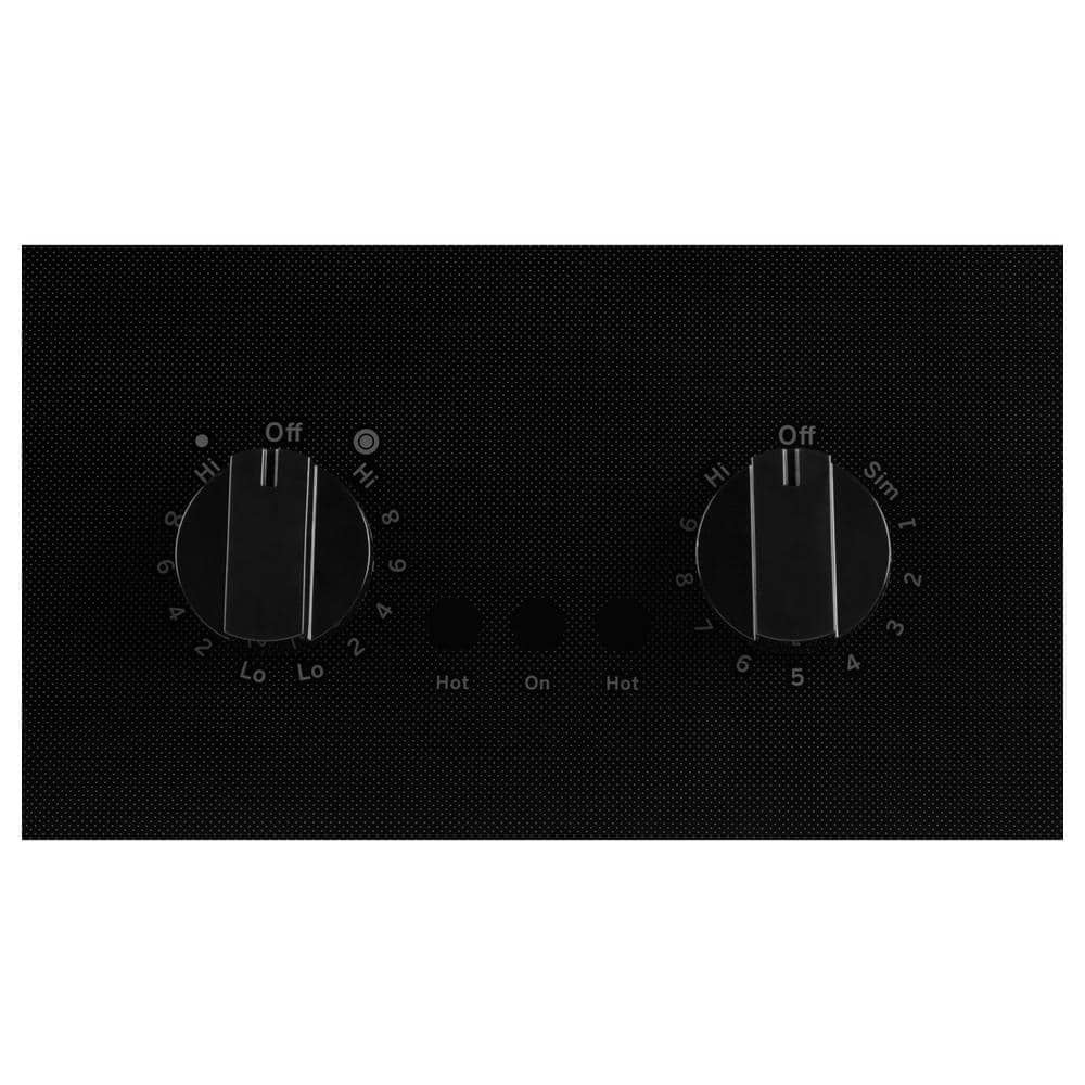 Ge Jp3021 22" Wide 2 Burner Electric Cooktop - Black
